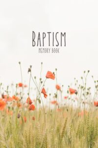 adult baptism memory book