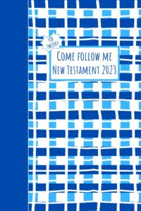 come follow me new testament 2023 study guide blue plaid