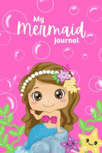 mermaid lined journal