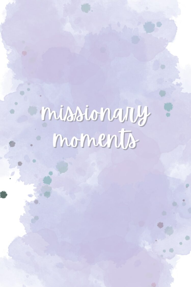 missionary moments journal